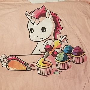 Teeturtle's baking unicorn shirt